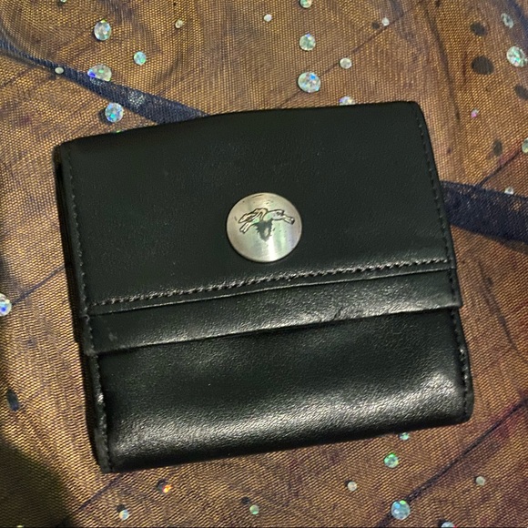 Longchamp Handbags - LONGCHAMP VTG MINI LEATHER SLIM Wallet GORG RARE